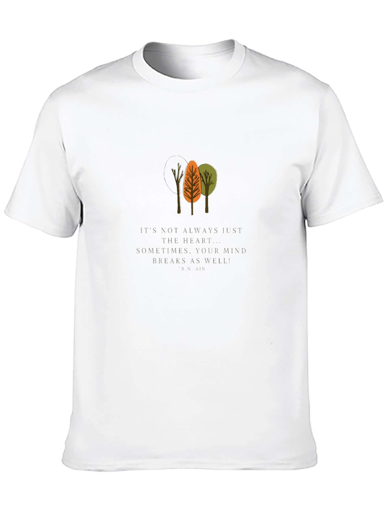Mind Breaks Tree Graphic Tee - Unisex Black T-Shirt