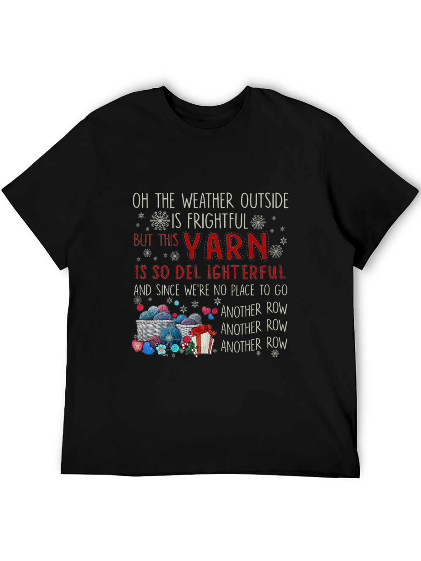 Frightful Weather Yarn Knitting T-Shirt