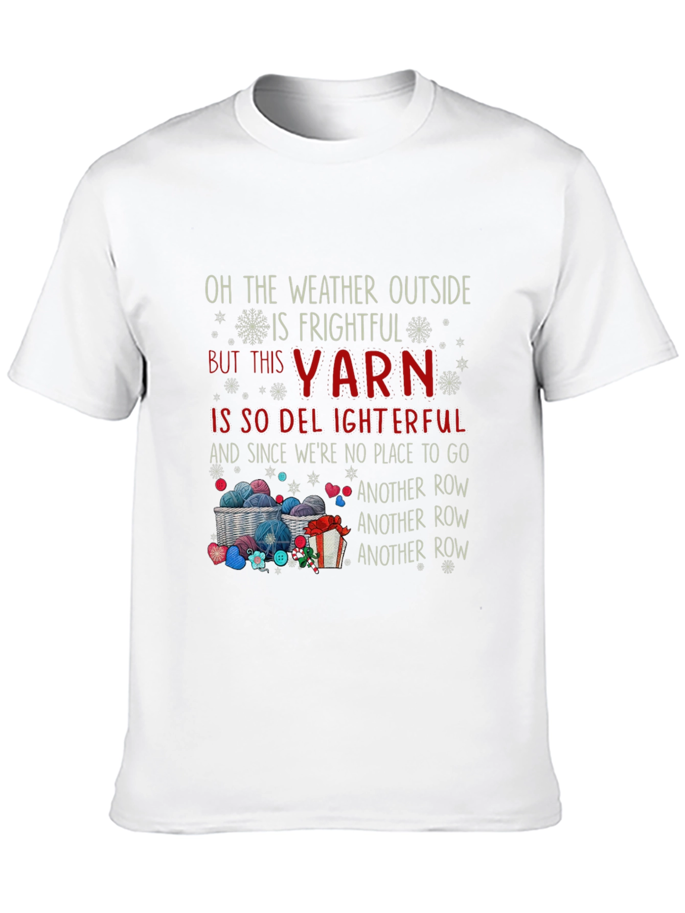 Frightful Weather Yarn Knitting T-Shirt