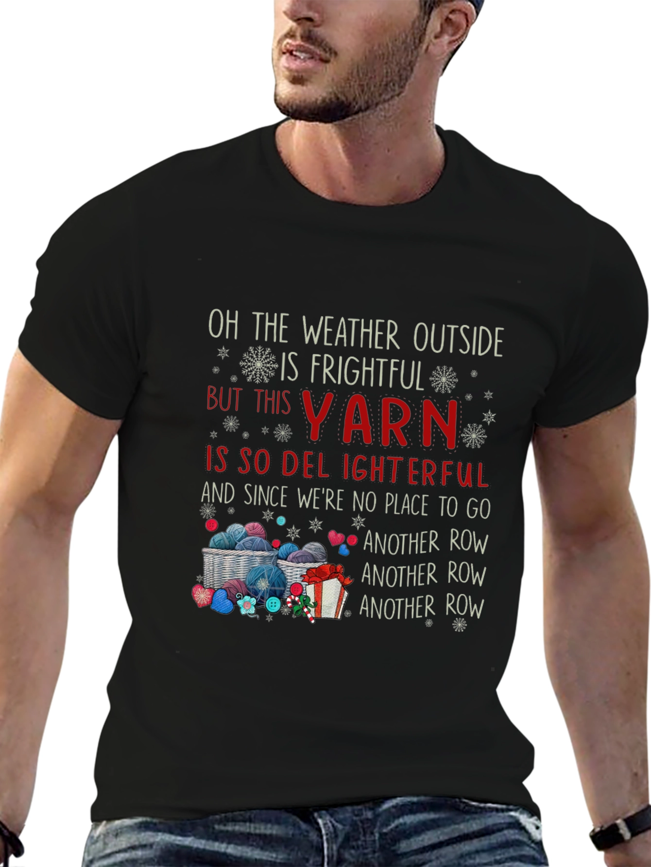Frightful Weather Yarn Knitting T-Shirt