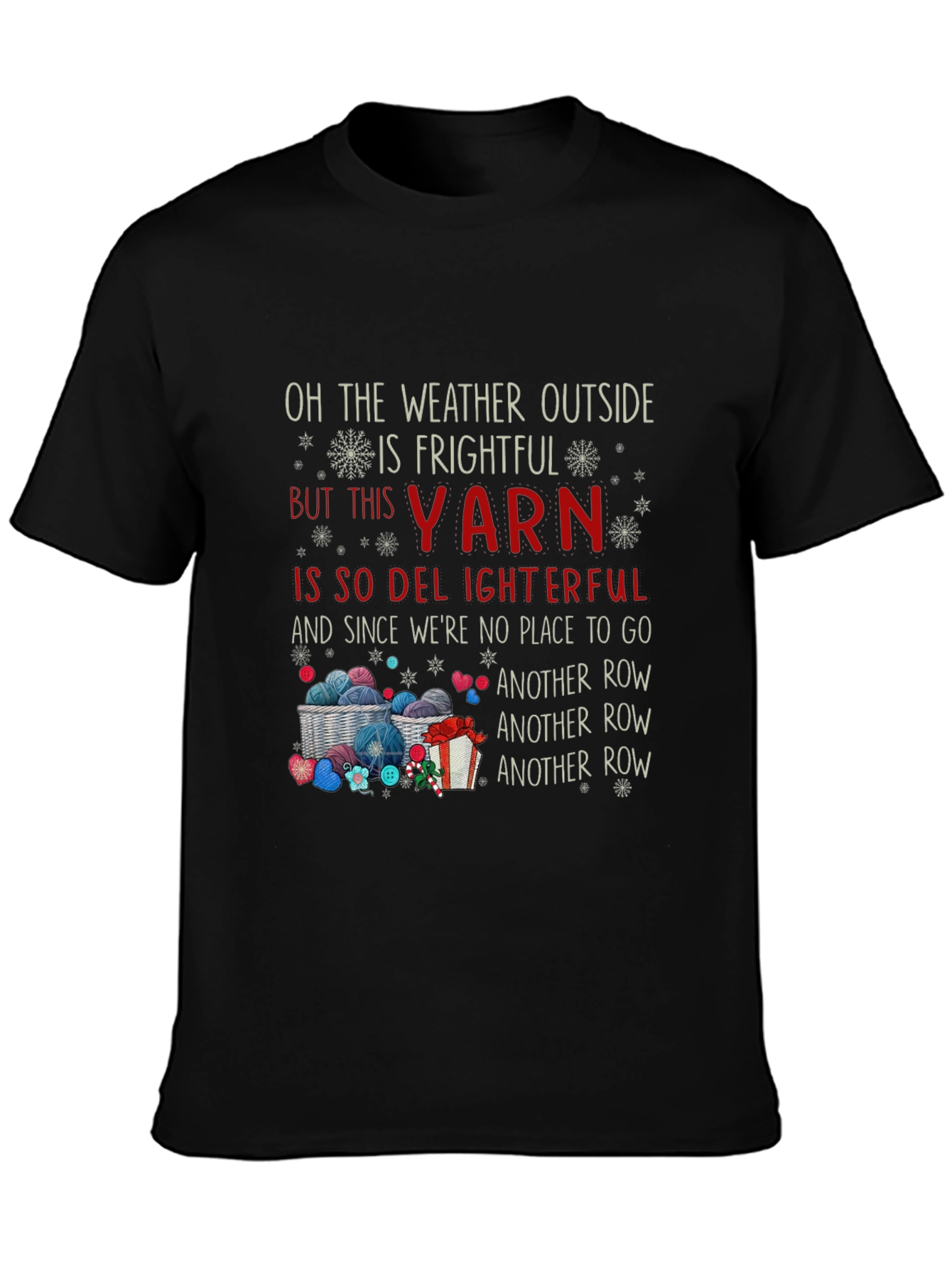 Frightful Weather Yarn Knitting T-Shirt