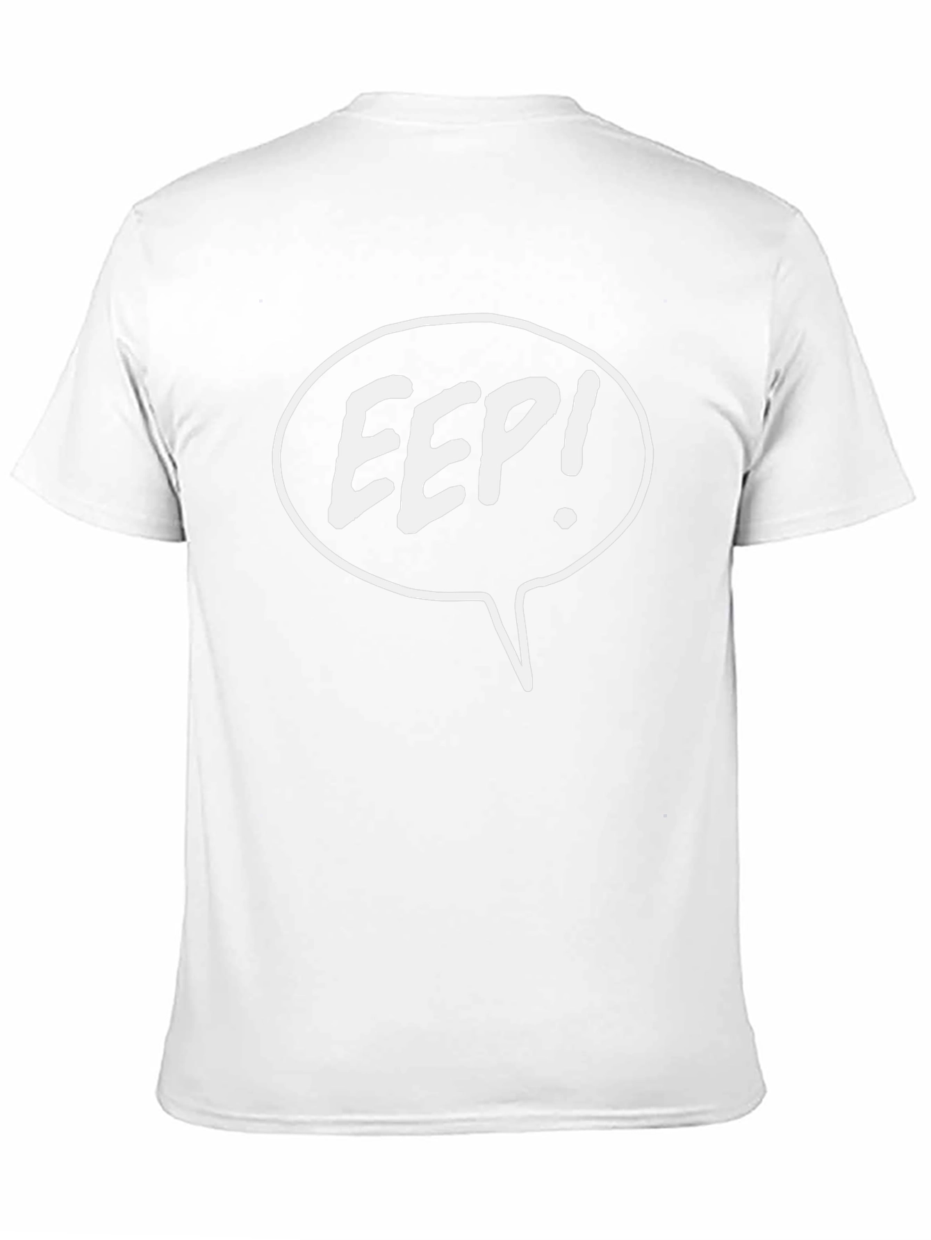 Eep! Graphic T-Shirt - Black Cotton Tee