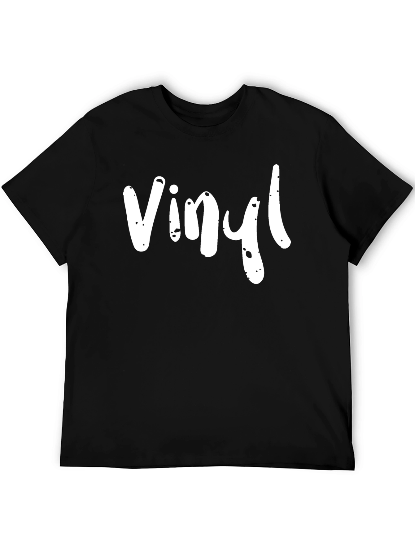 Vinyl Graphic Tee - Black