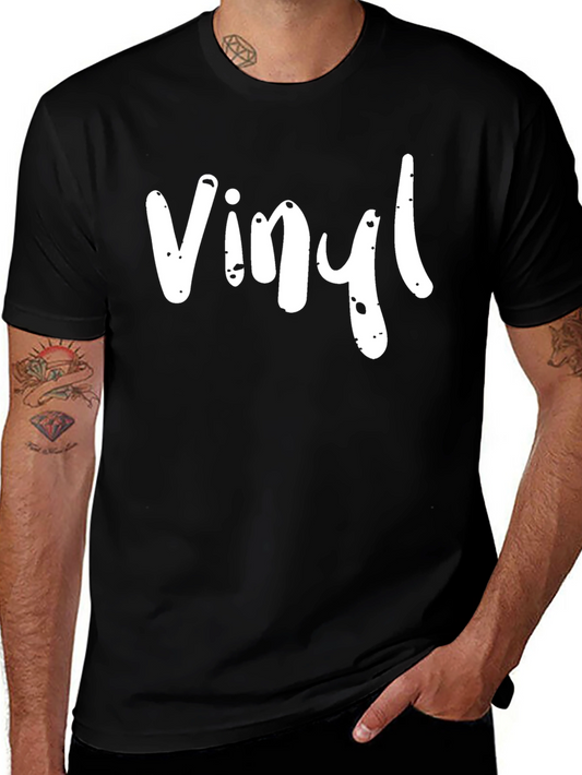 Vinyl Graphic Tee - Black