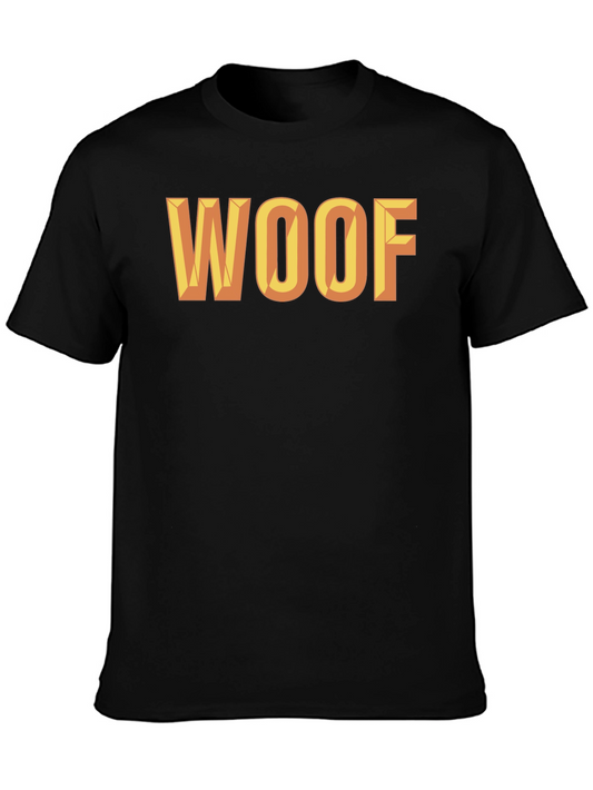 WOOF Graphic Tee - Bold Statement Shirt