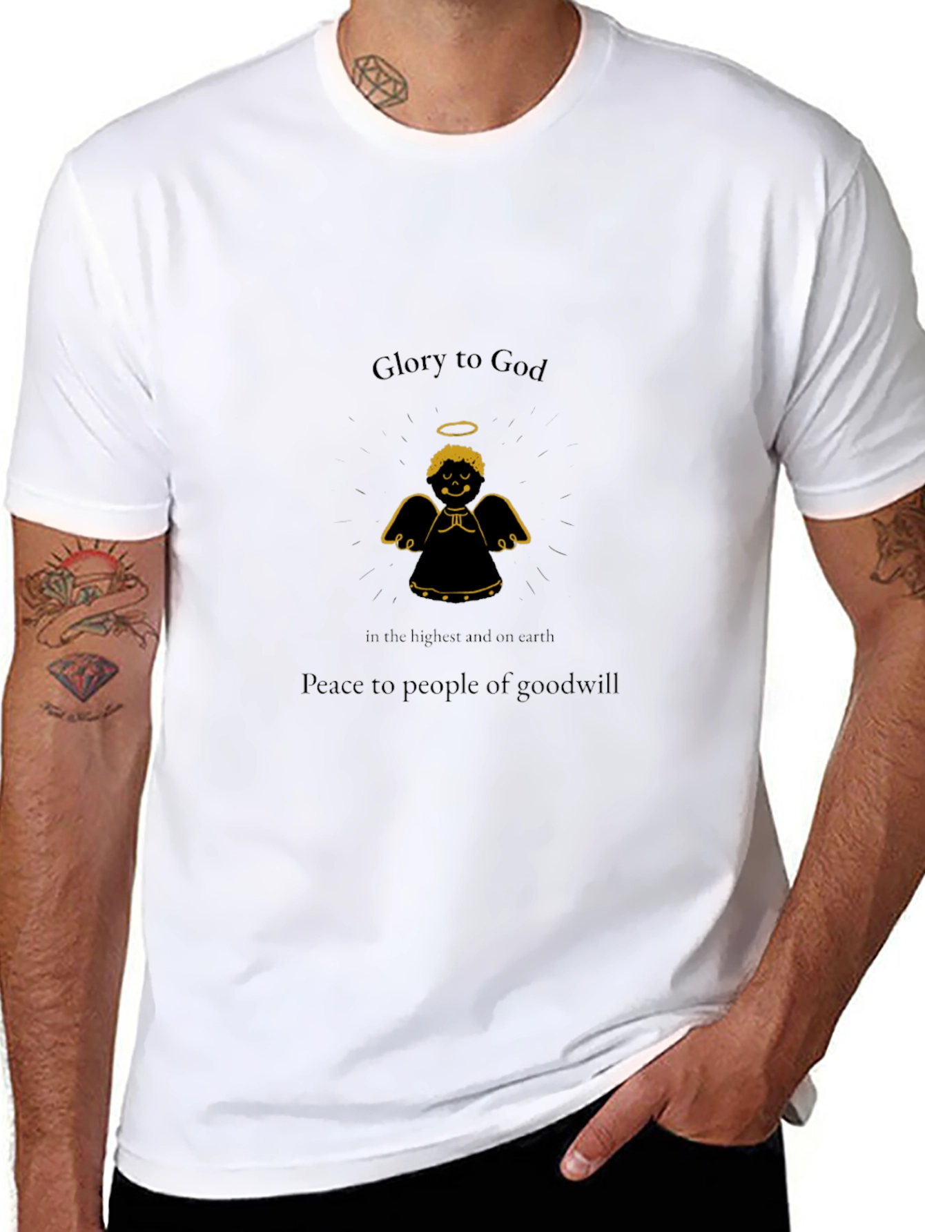 Glory to God Graphic Tee - Christian Apparel