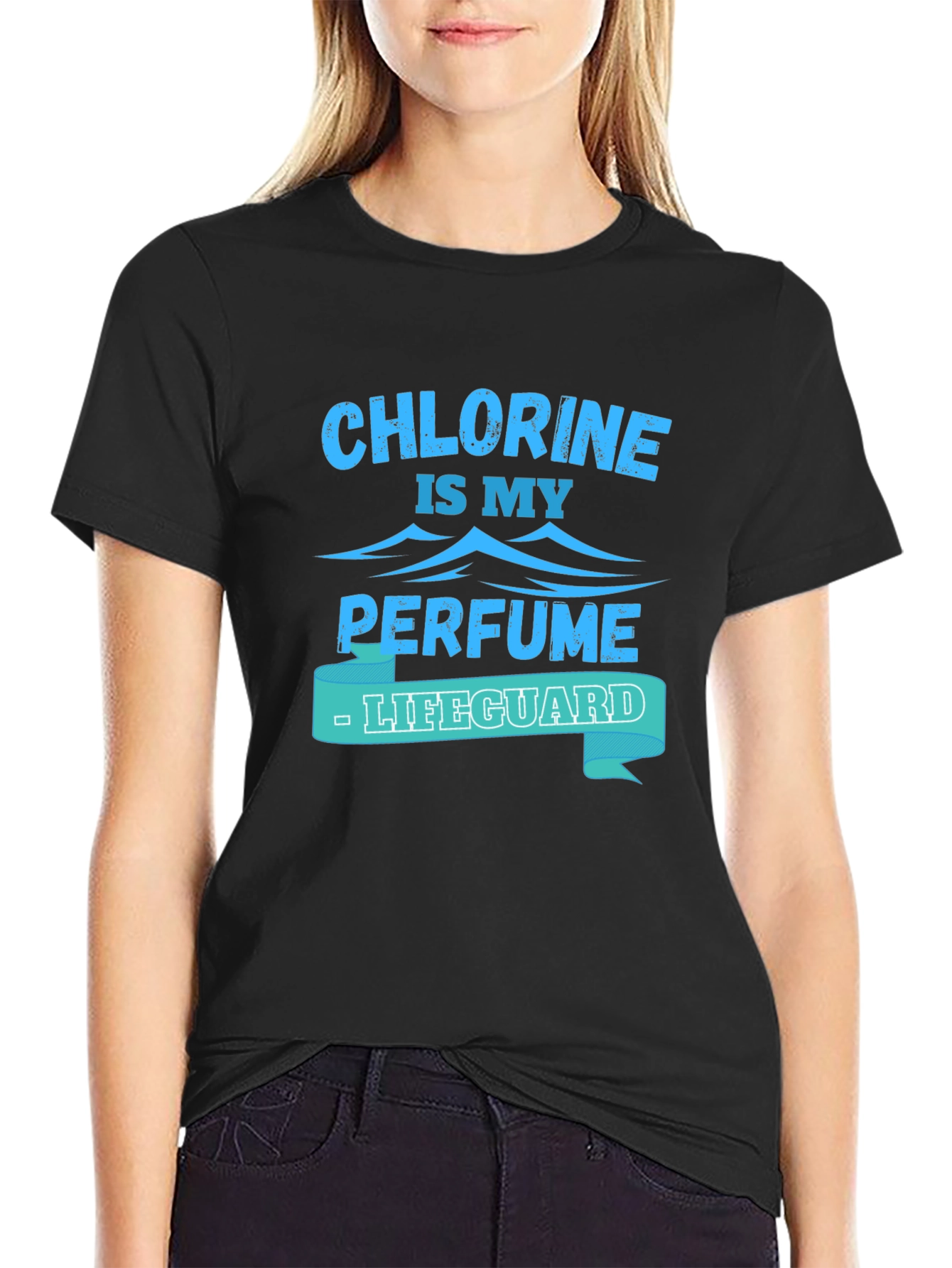 Chlorine Is My Perfume Lifeguard T-Shirt