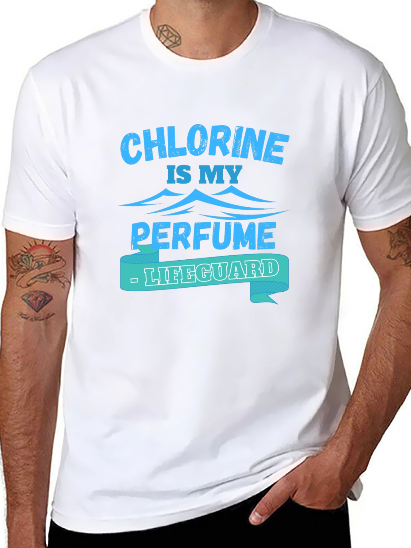 Chlorine Is My Perfume Lifeguard T-Shirt