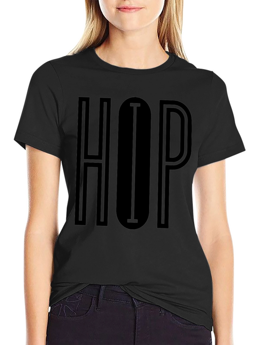 Mens HOP Graphic Tee - Stylish and Comfortable Black T-Shirt