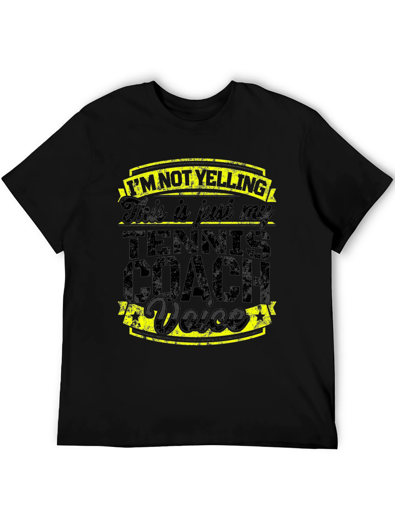 Tennis Coach Voice Graphic Tee - Funny Gift