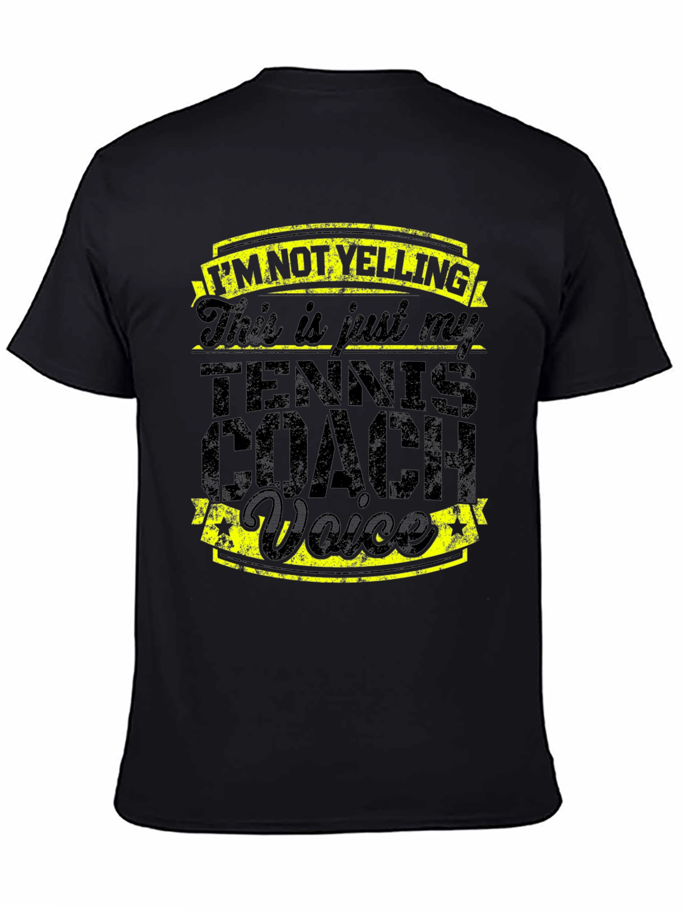 Tennis Coach Voice Graphic Tee - Funny Gift