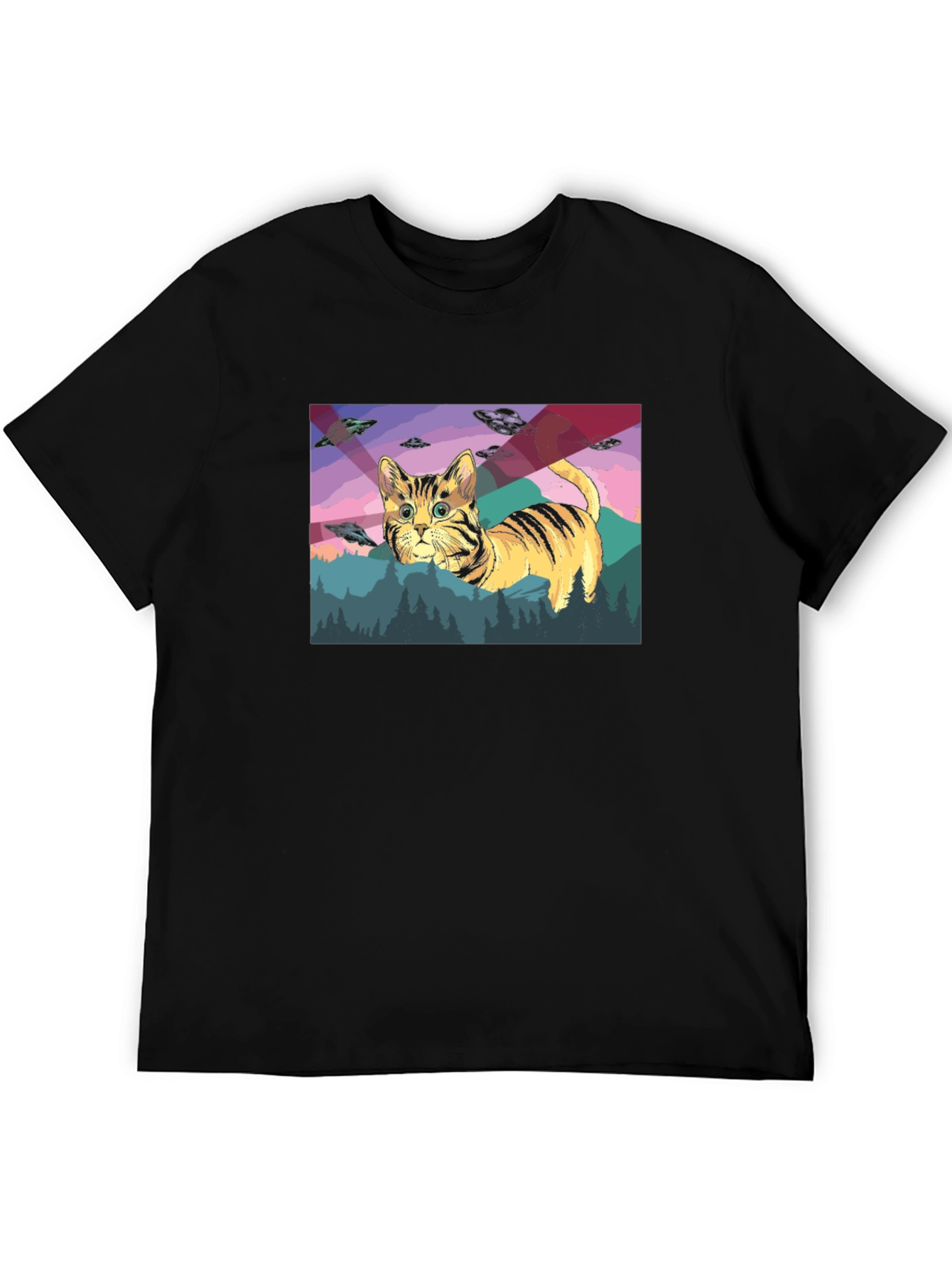 Cat UFO T-Shirt