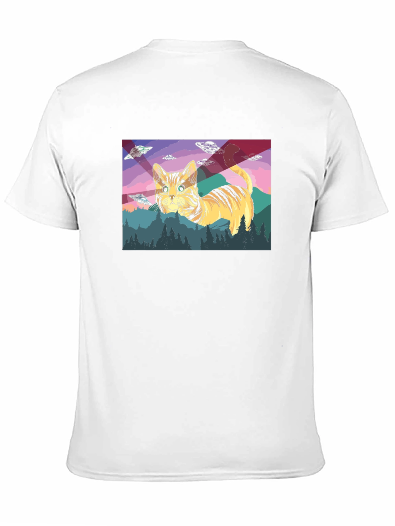 Cat UFO T-Shirt