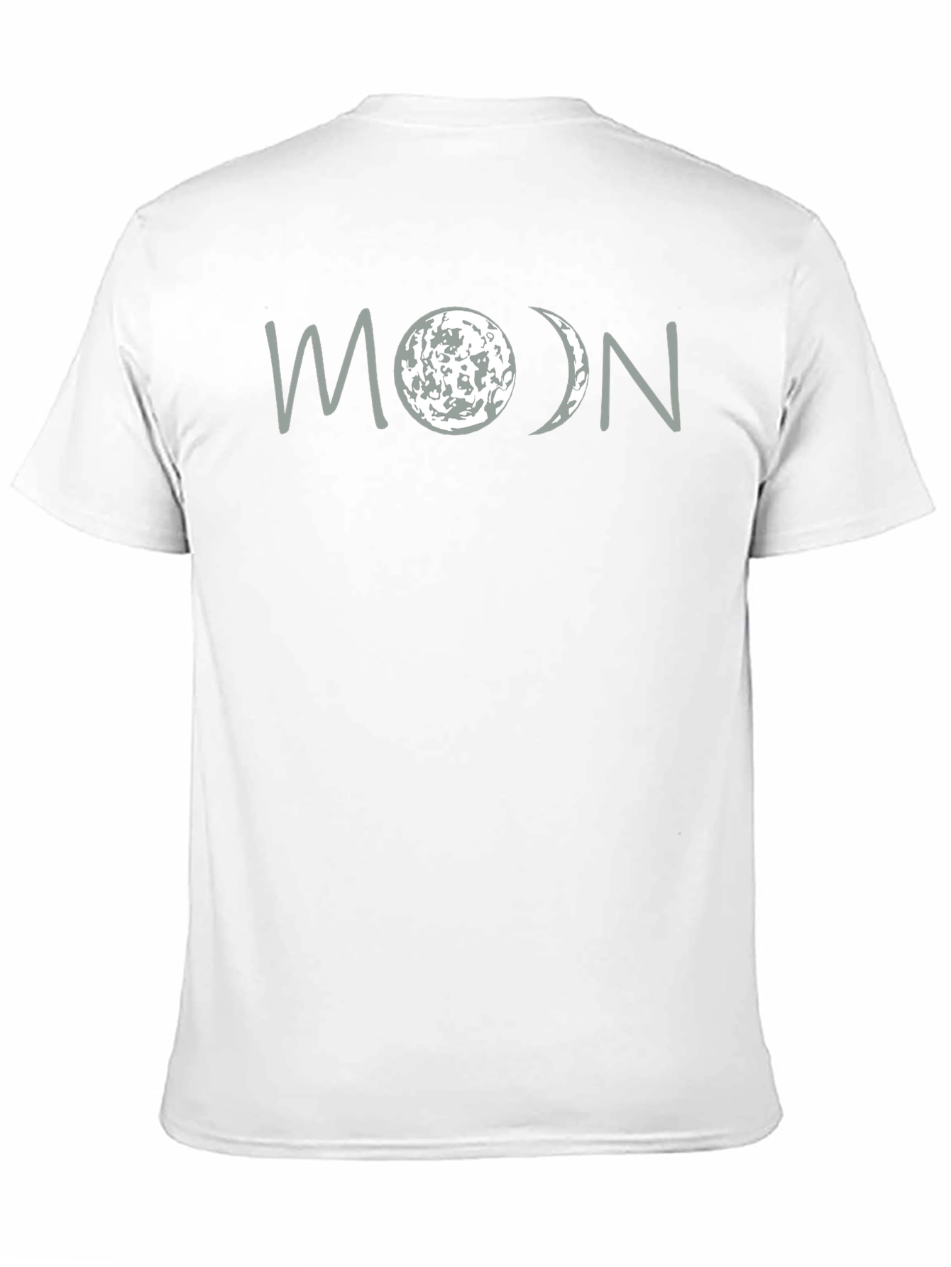 Mens Black Moon Phase Graphic T-Shirt