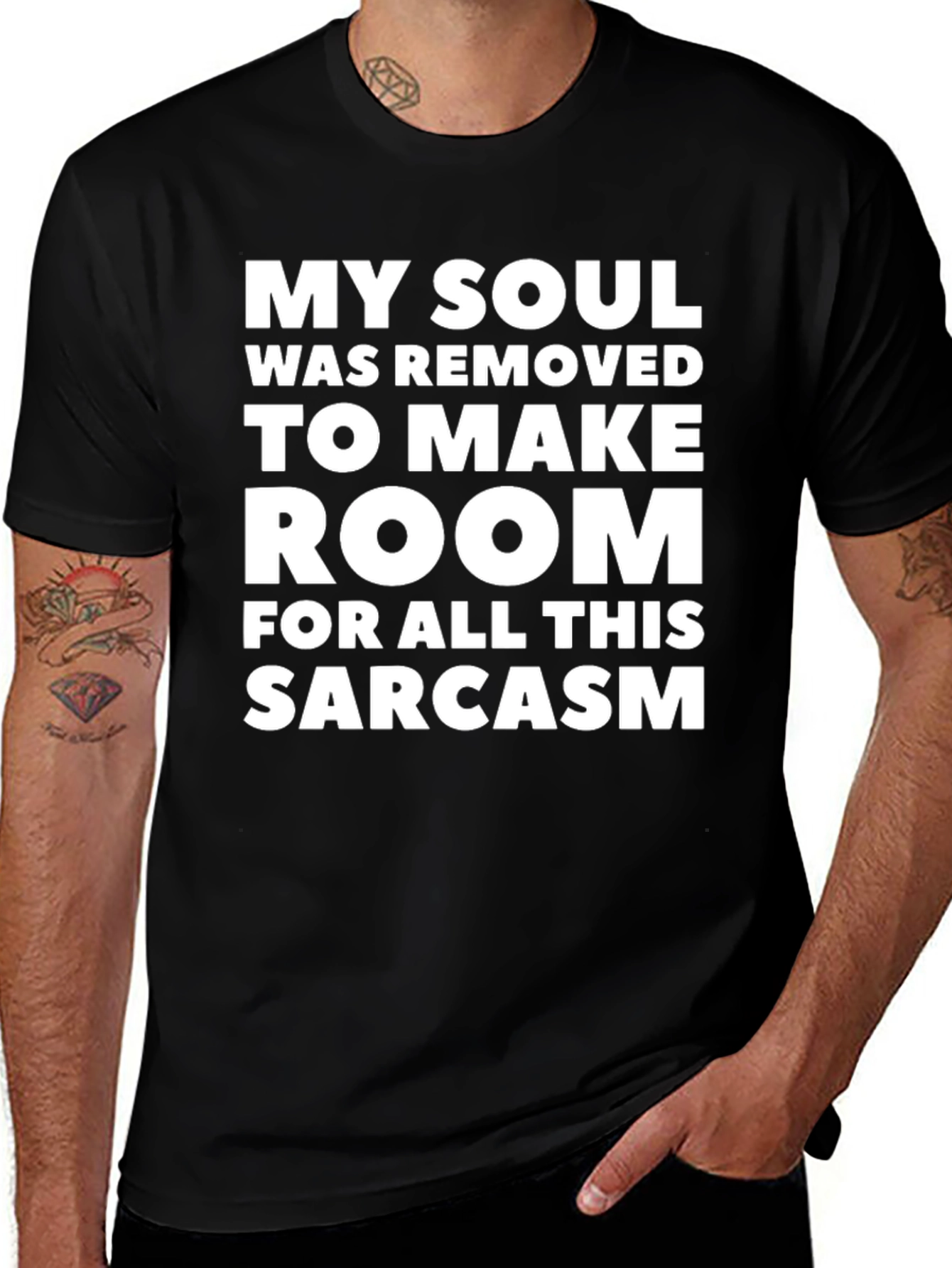 Sarcastic Soul Graphic Tee - Mens Humor T-Shirt