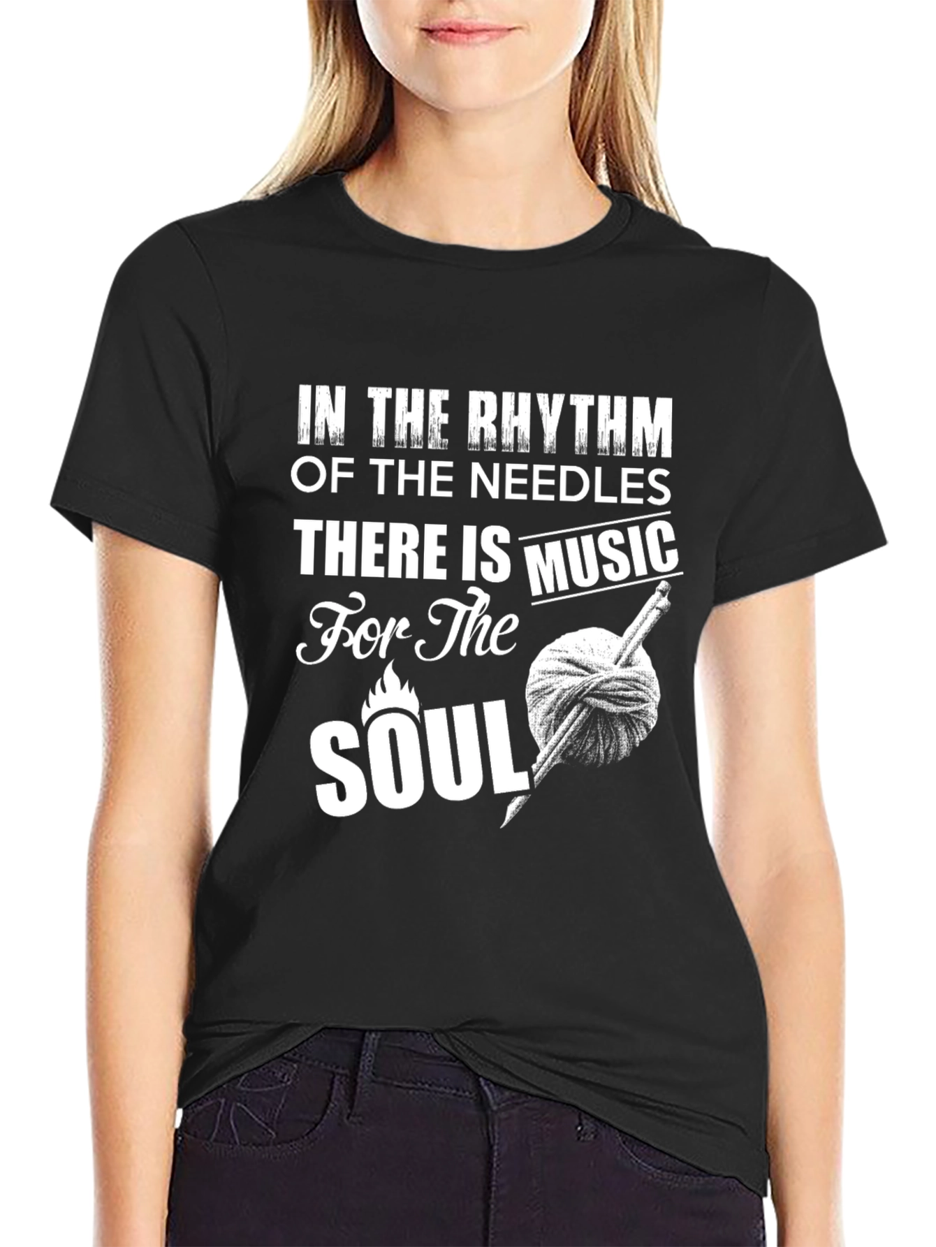 Knitting Lovers T-Shirt: In The Rhythm Of The Needles