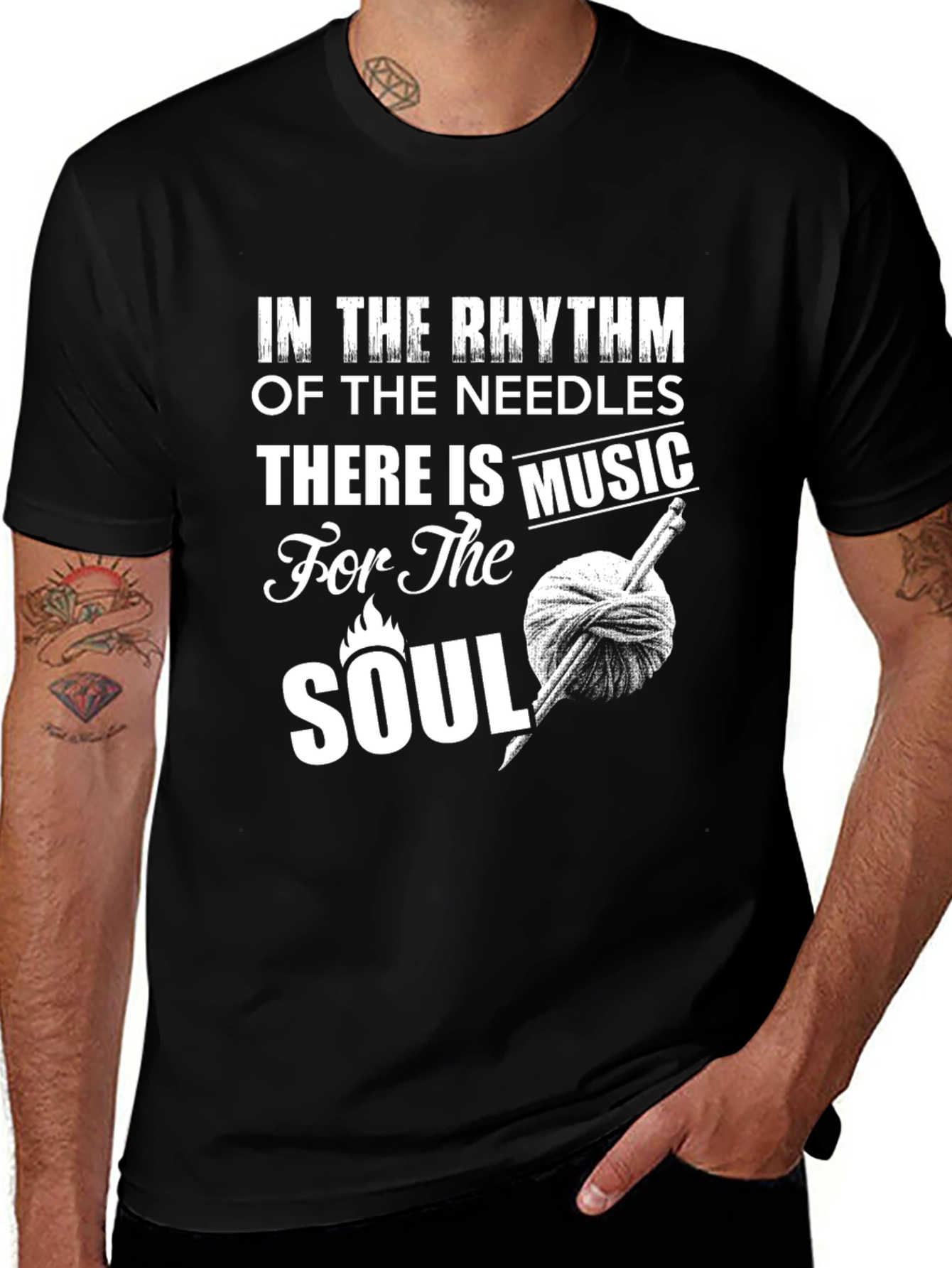 Knitting Lovers T-Shirt: In The Rhythm Of The Needles