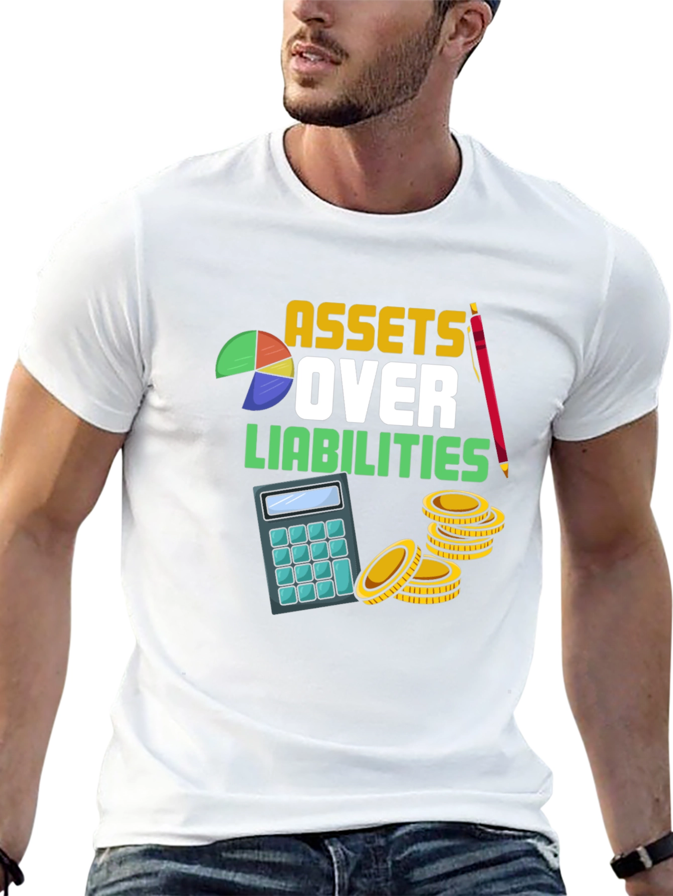 Assets Over Liabilities Graphic T-Shirt