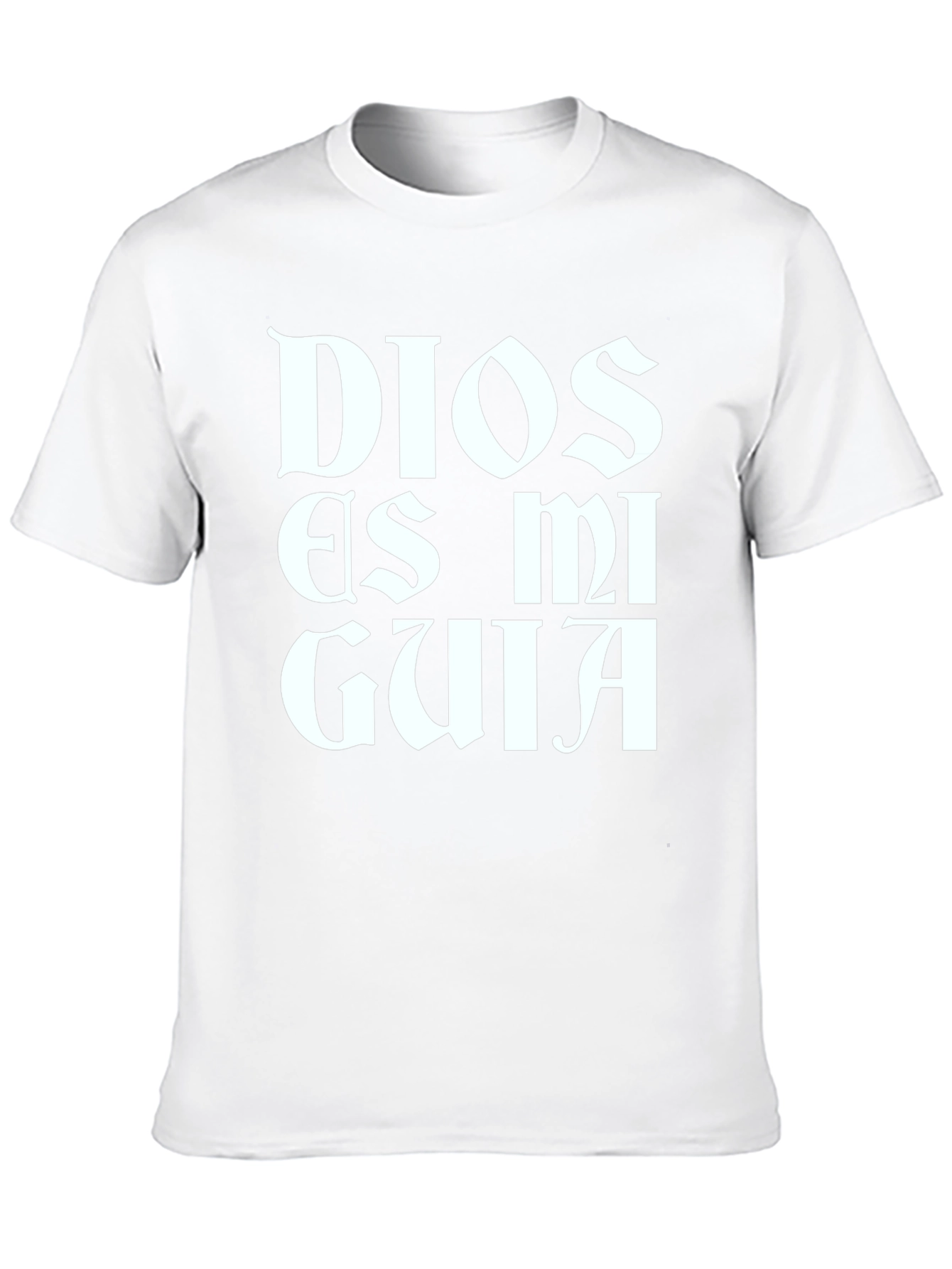 Dios Es Mi Guia Black Graphic Tee