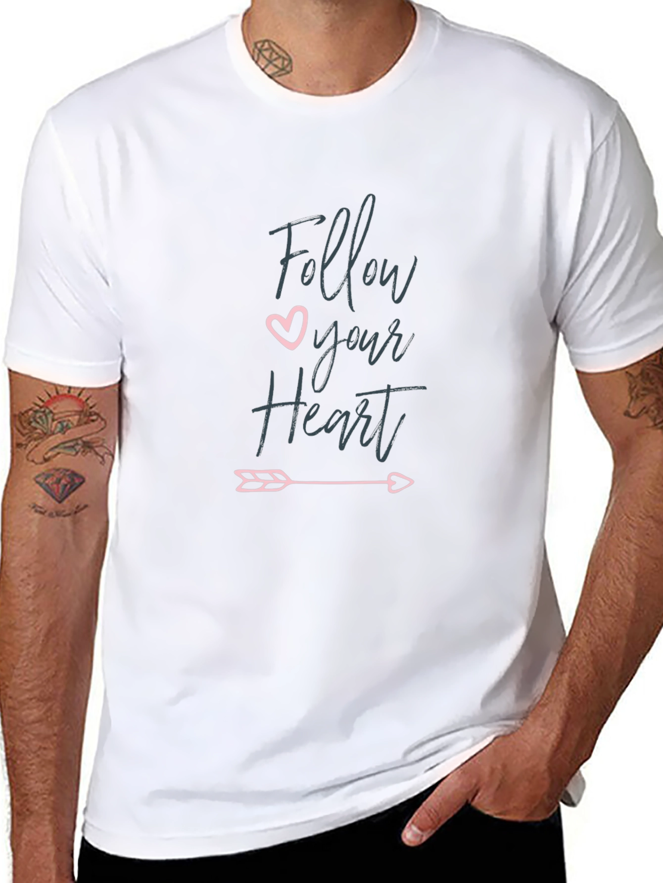 Follow Your Heart T-Shirt - Stylish & Comfy