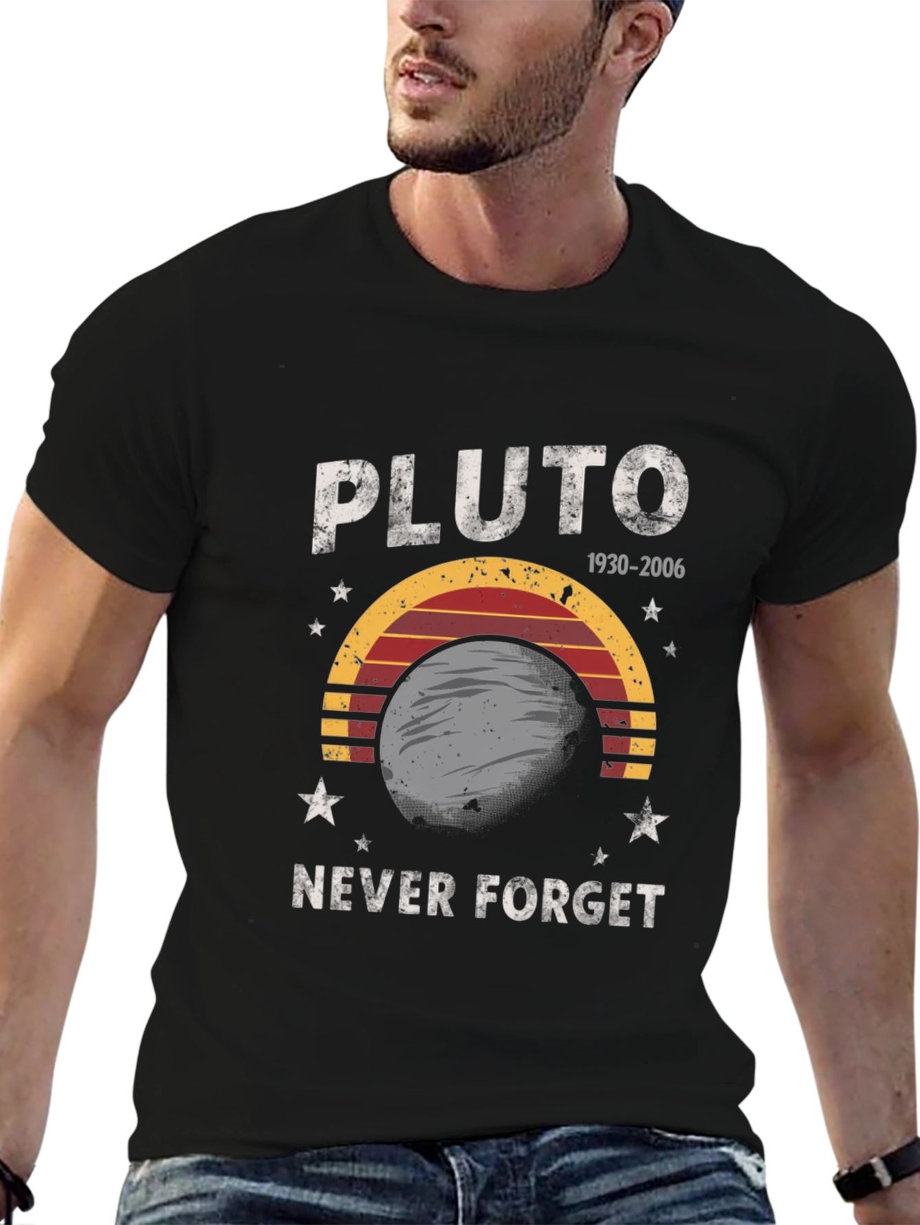 Pluto Never Forget Graphic T-Shirt