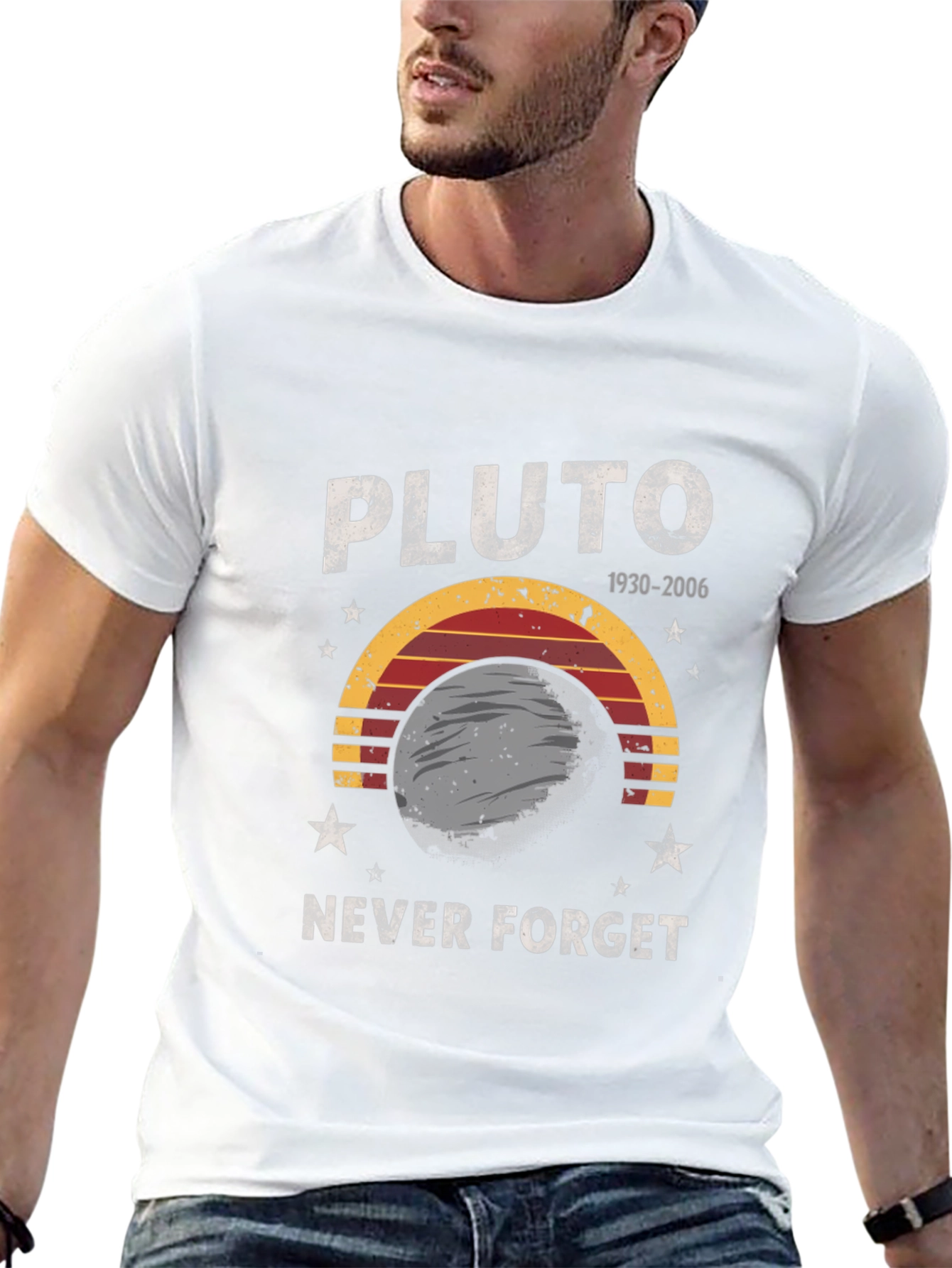 Pluto Never Forget Graphic T-Shirt