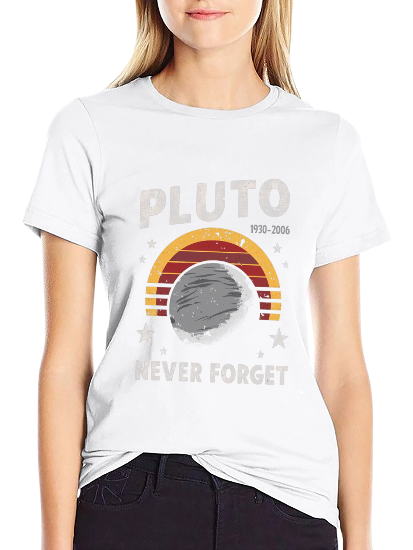 Pluto Never Forget Graphic T-Shirt