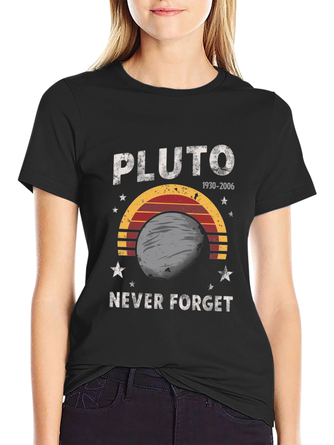 Pluto Never Forget Graphic T-Shirt