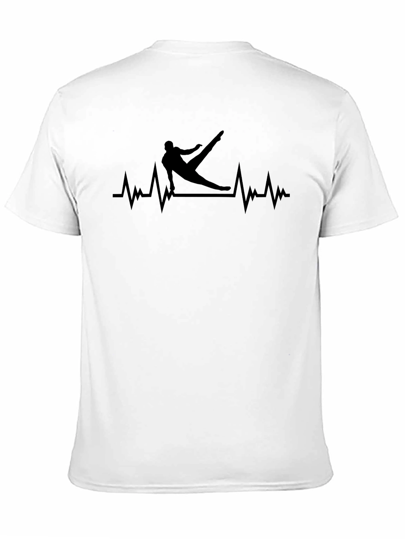 Gymnastics Heartbeat T-Shirt - Black Graphic Tee