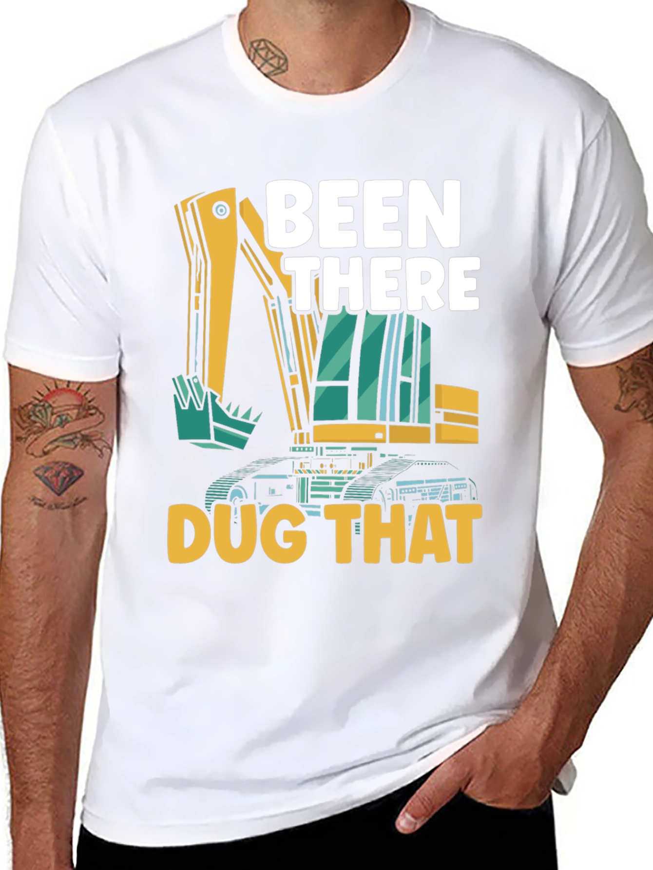 Been There Dug That Black Graphic Tee