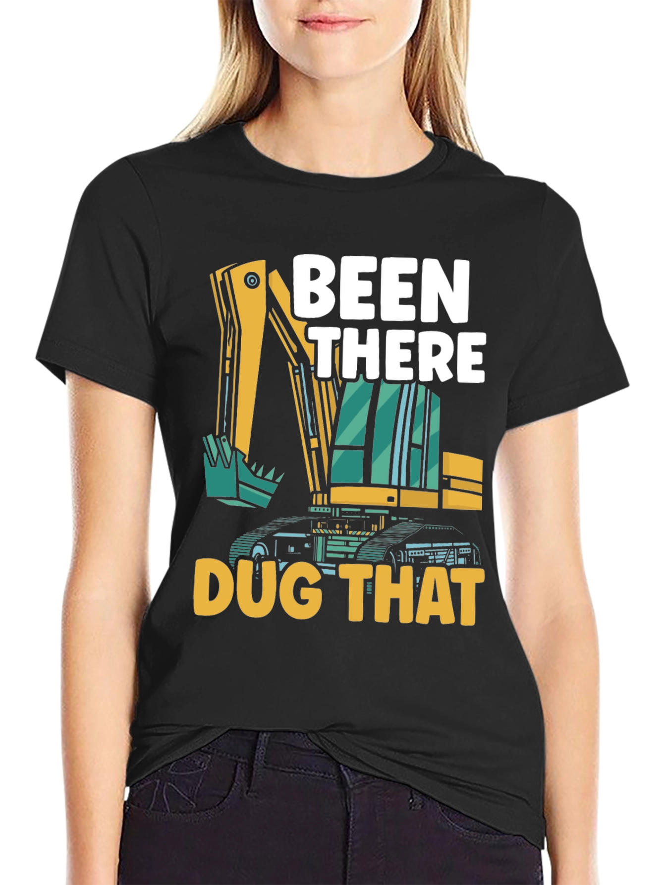 Been There Dug That Black Graphic Tee