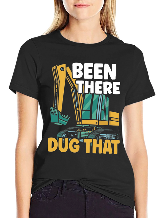Been There Dug That Black Graphic Tee