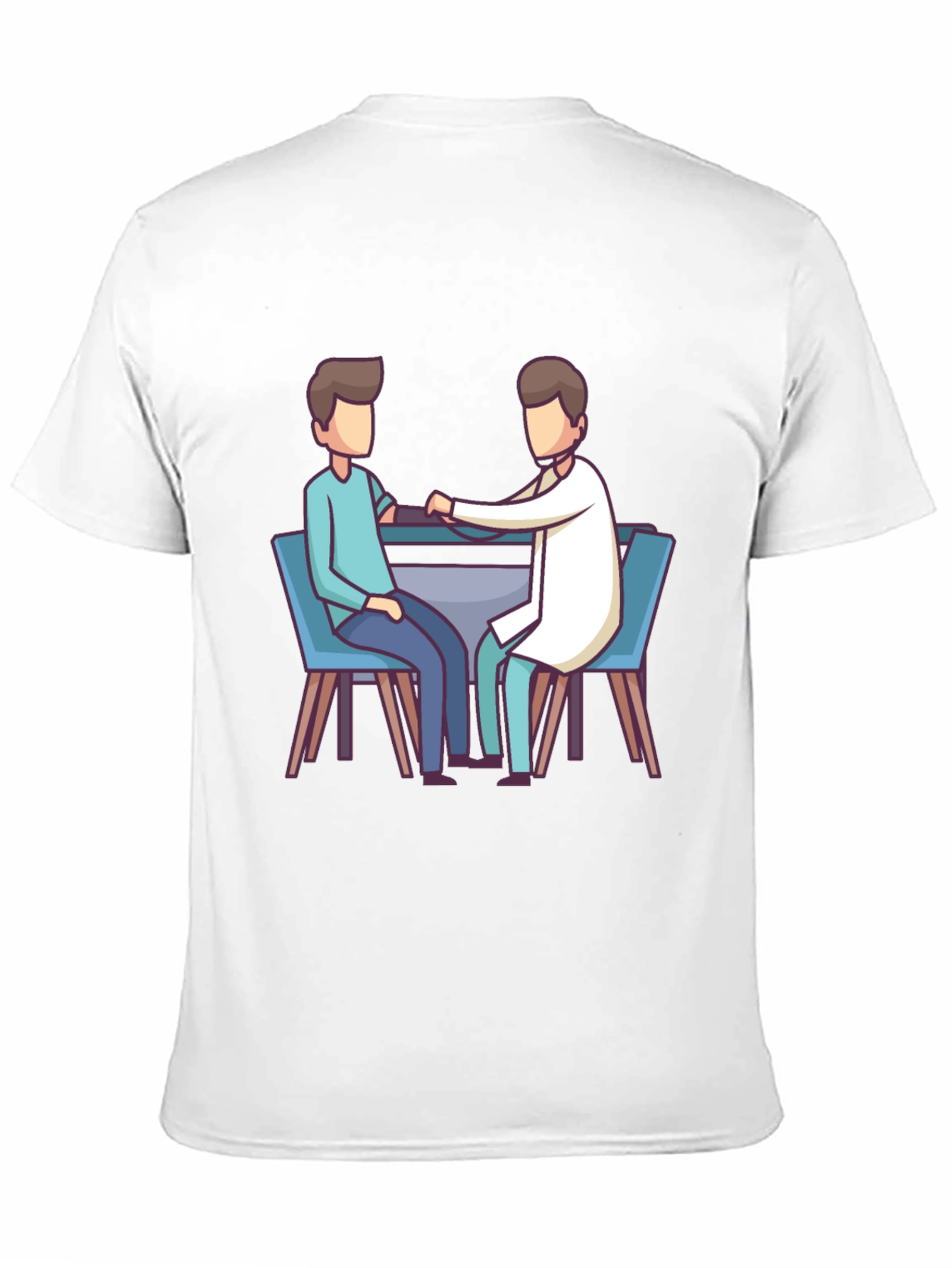 Doctor Visit Graphic Tee - Black Cotton T-Shirt
