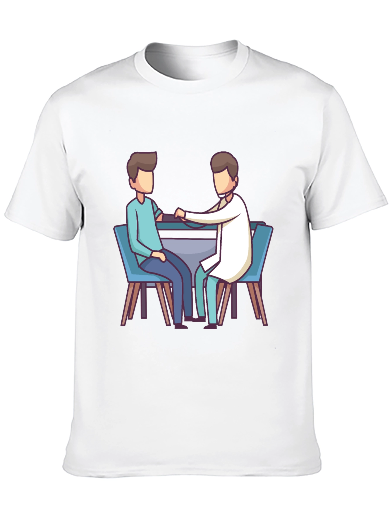 Doctor Visit Graphic Tee - Black Cotton T-Shirt