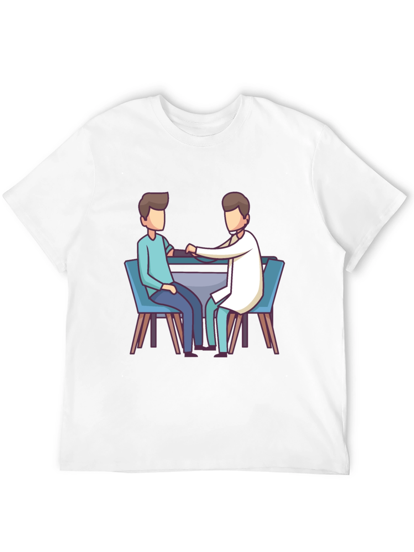 Doctor Visit Graphic Tee - Black Cotton T-Shirt