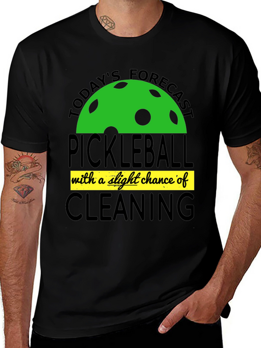 Funny Pickleball Forecast T-Shirt