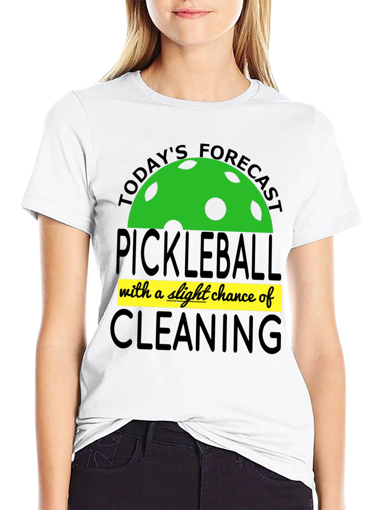 Funny Pickleball Forecast T-Shirt