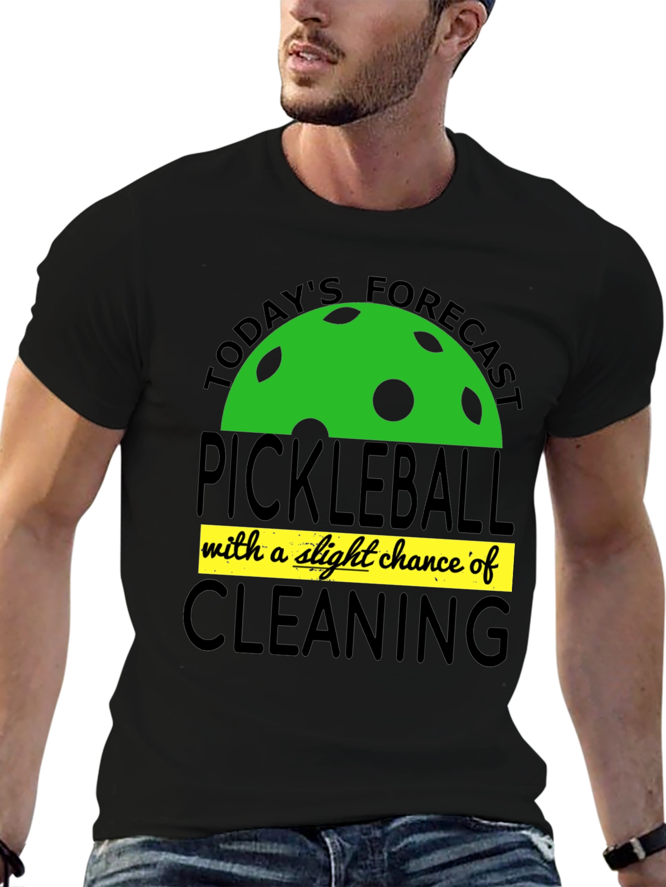 Funny Pickleball Forecast T-Shirt