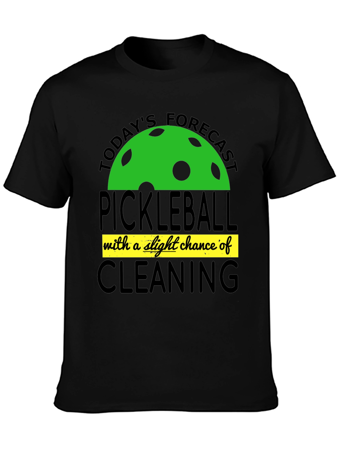 Funny Pickleball Forecast T-Shirt