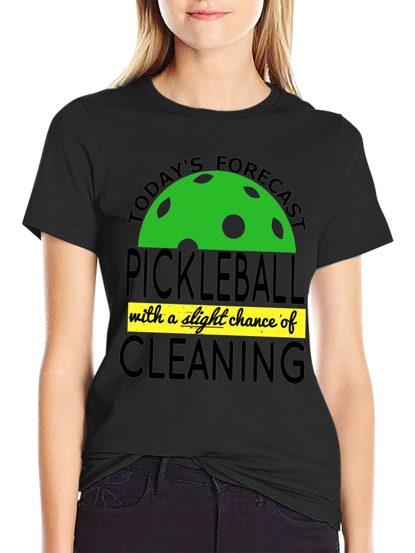 Funny Pickleball Forecast T-Shirt