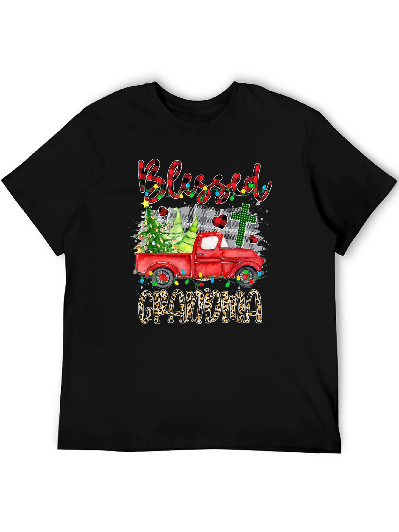 Blessed Grandma Christmas Truck T-Shirt