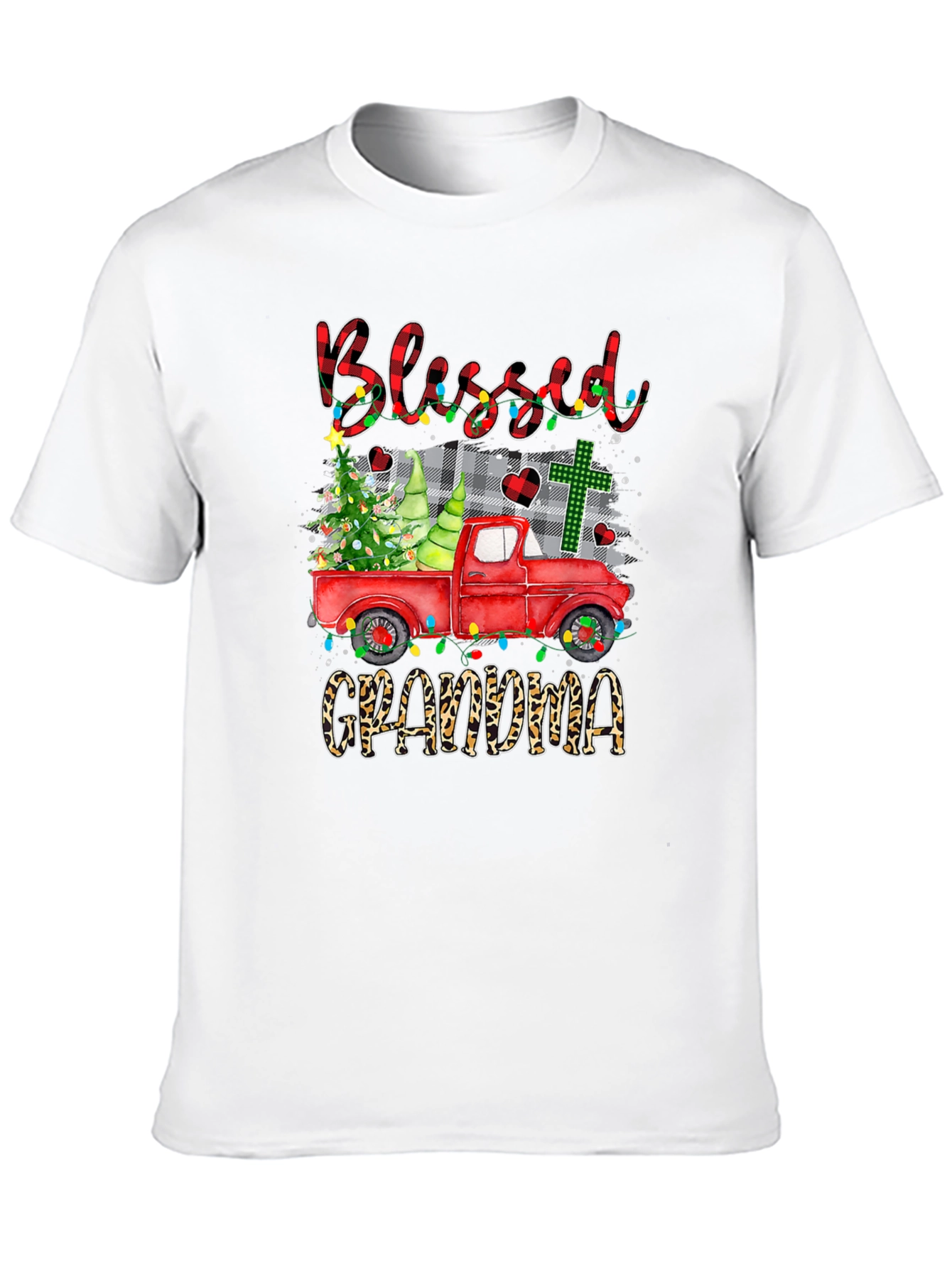 Blessed Grandma Christmas Truck T-Shirt