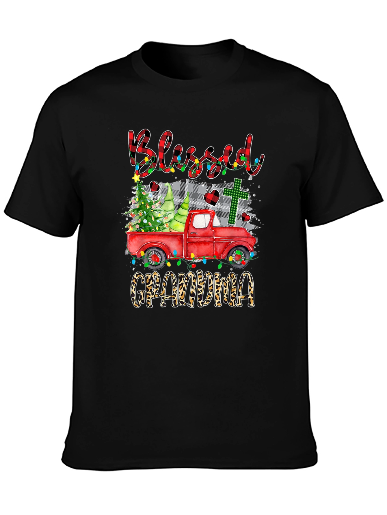 Blessed Grandma Christmas Truck T-Shirt
