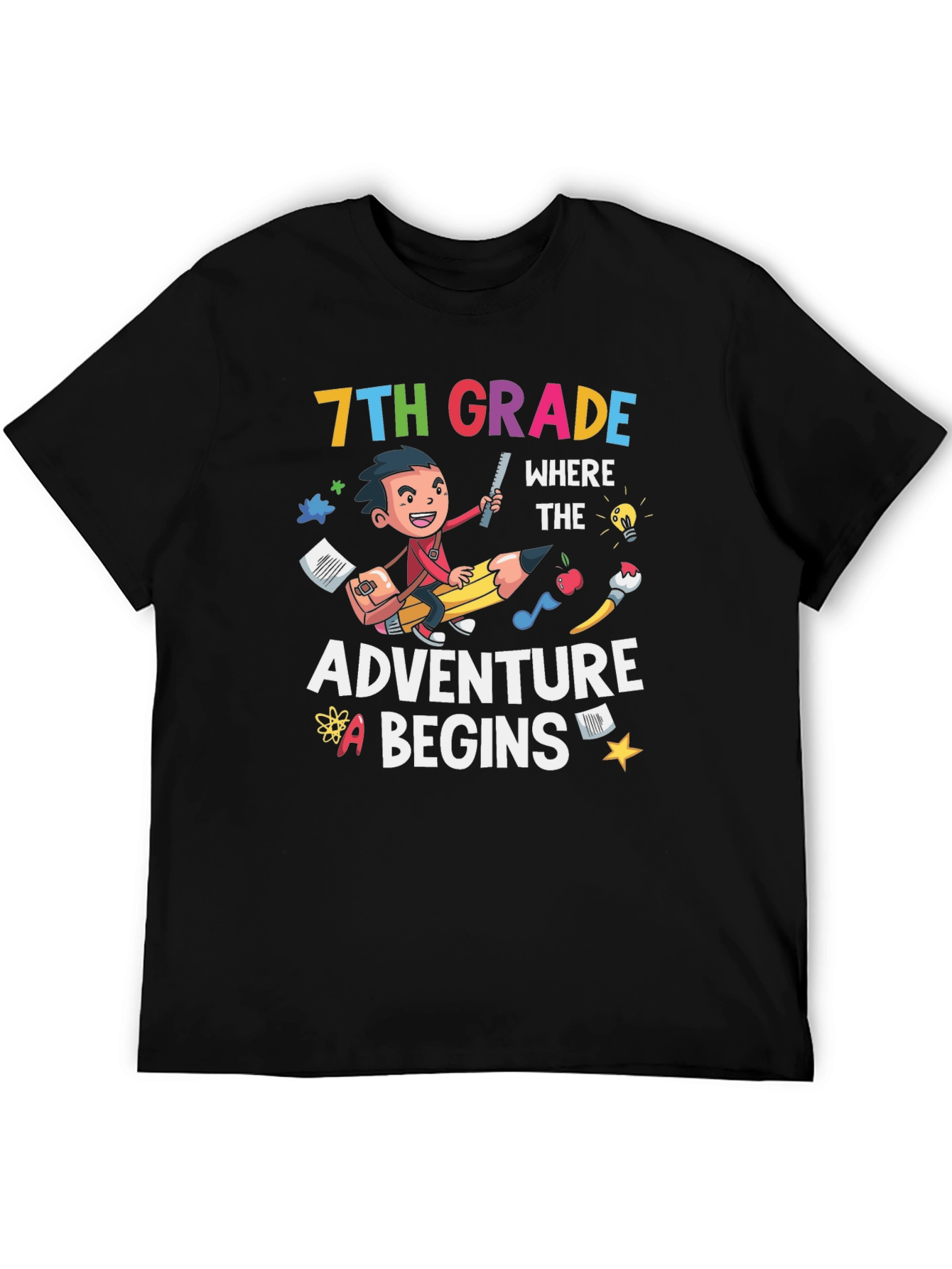 7th Grade Adventure Begins T-Shirt