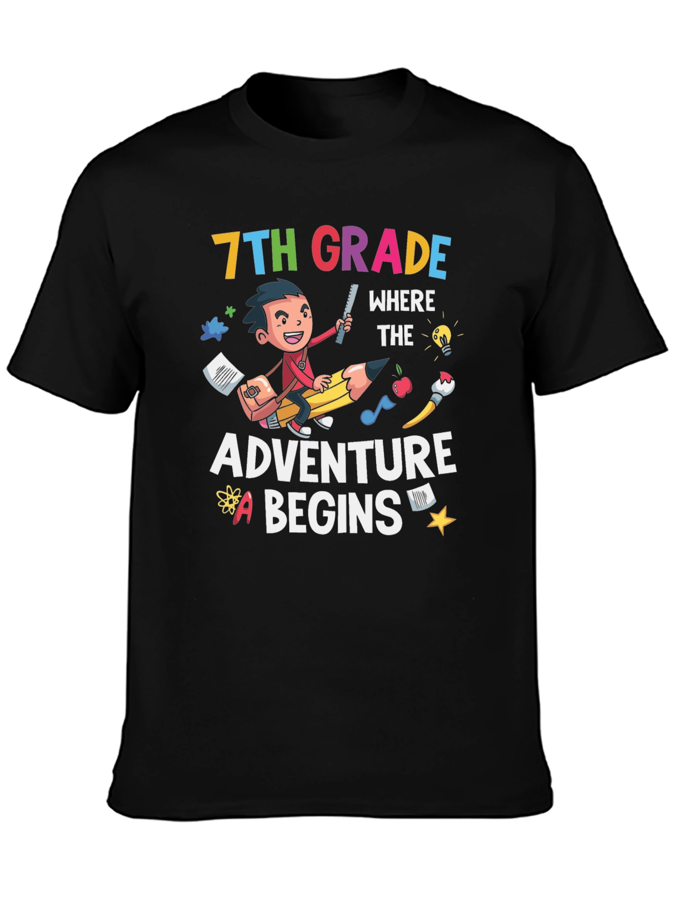 7th Grade Adventure Begins T-Shirt
