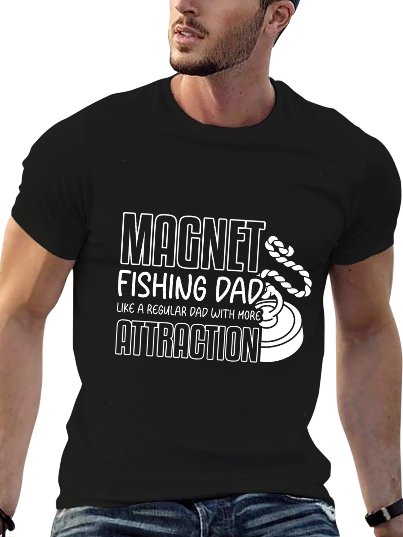 Magnet Fishing Dad T-Shirt - More Attraction