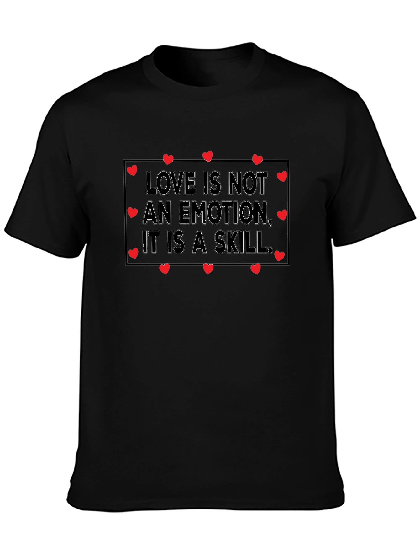 Love is a Skill Graphic Tee - Black