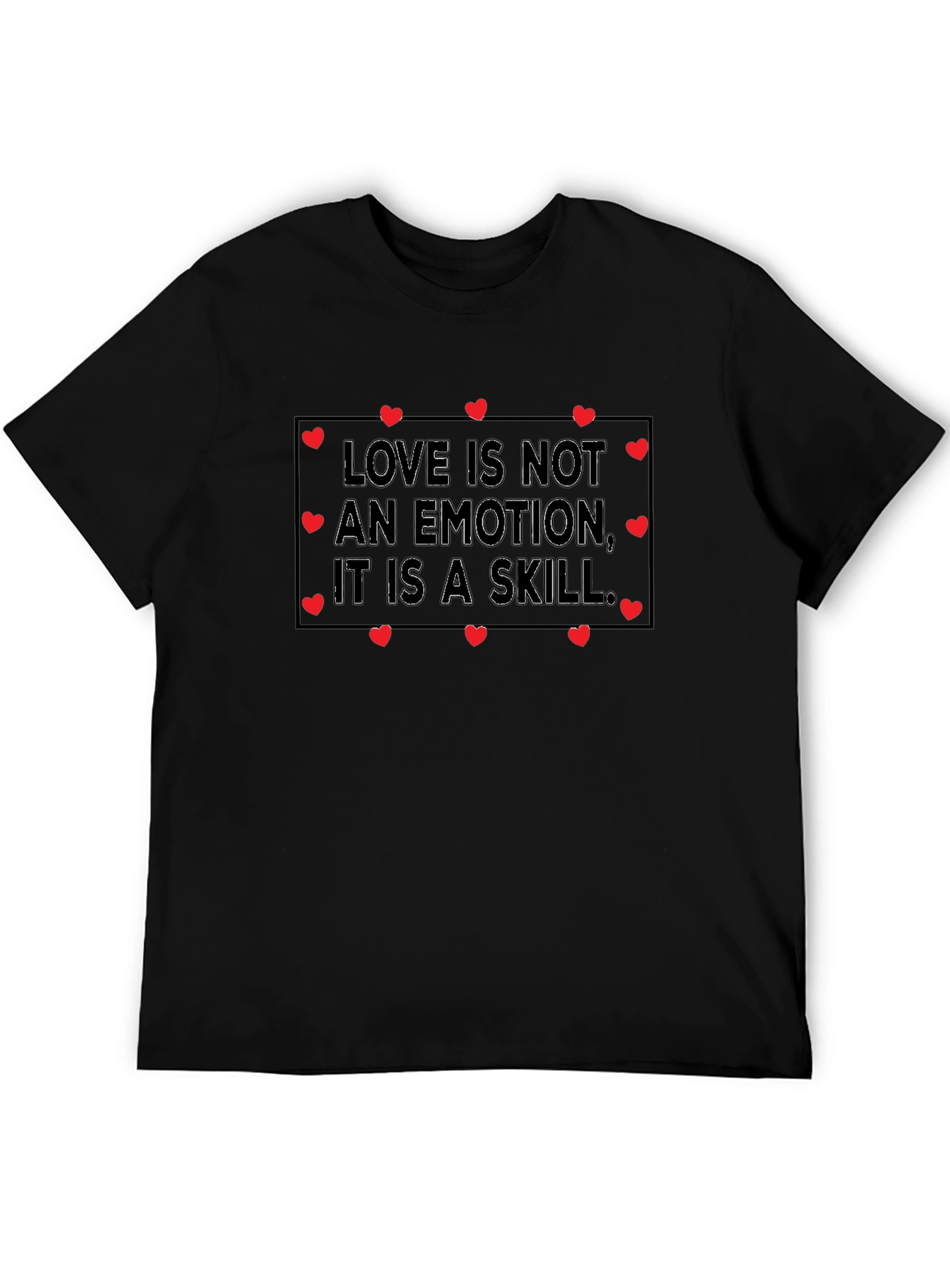 Love is a Skill Graphic Tee - Black