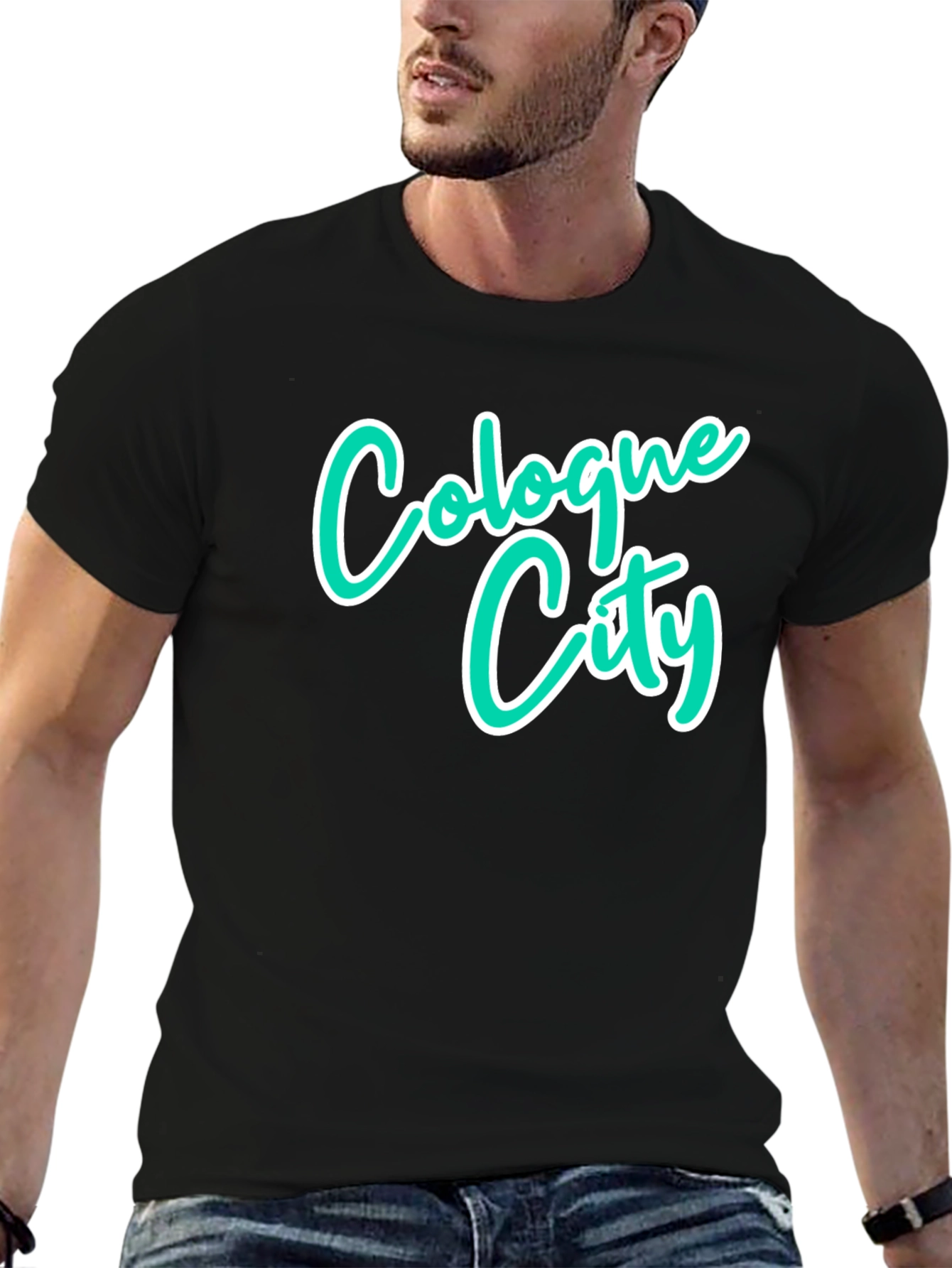 Cologne City Graphic T-Shirt - Black