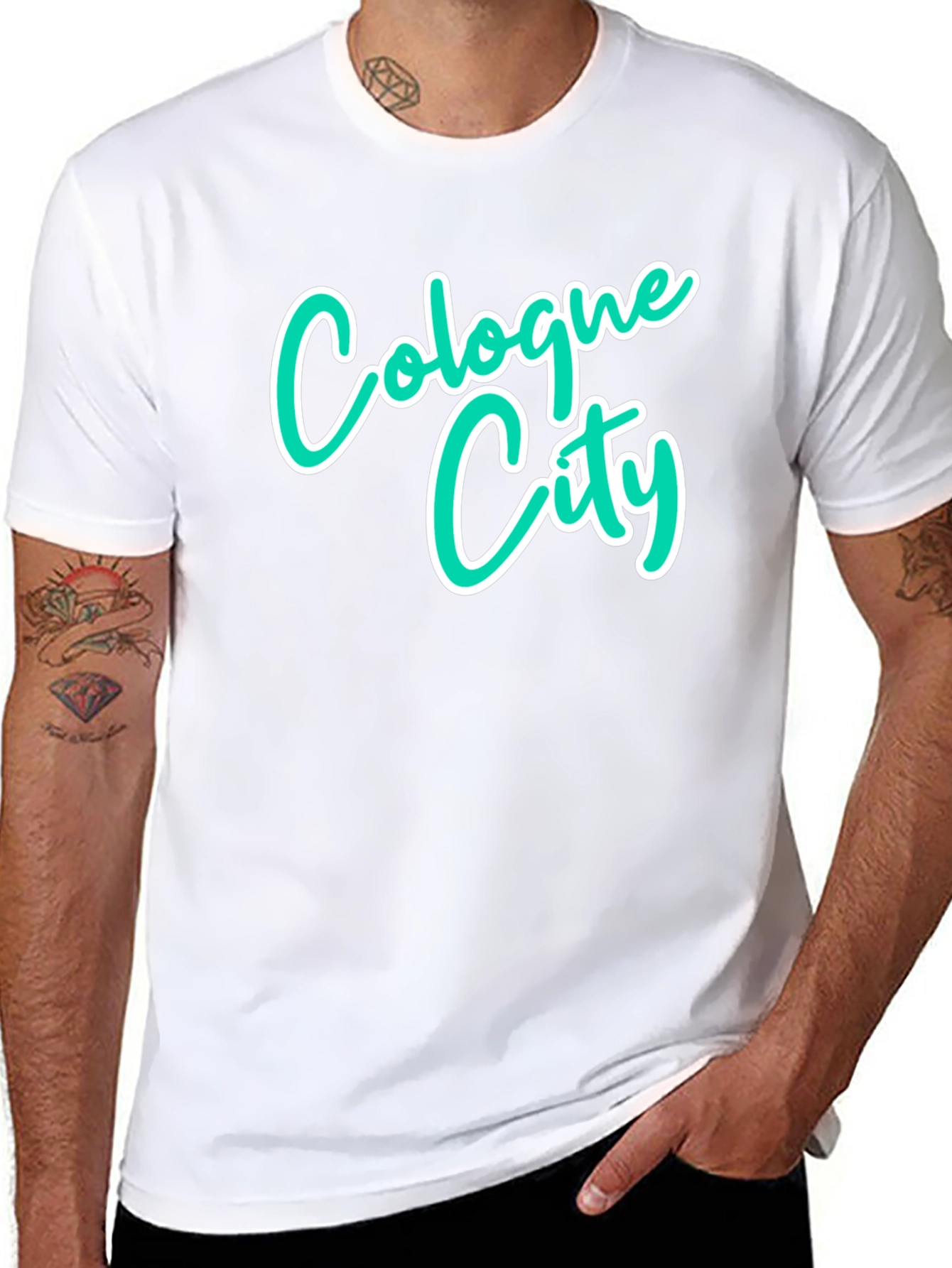 Cologne City Graphic T-Shirt - Black